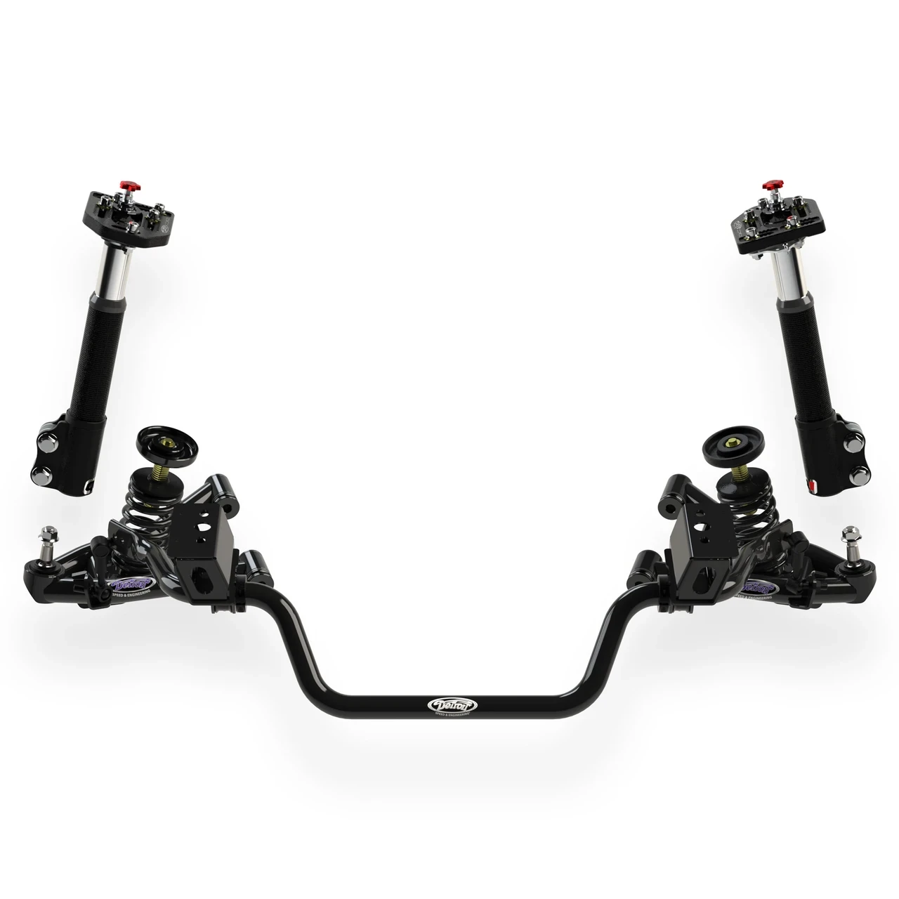 Detroit Speed Front Speed Kit 1 - Single Adjustable Shocks (1990 - 1993 Mustang) 031384DS