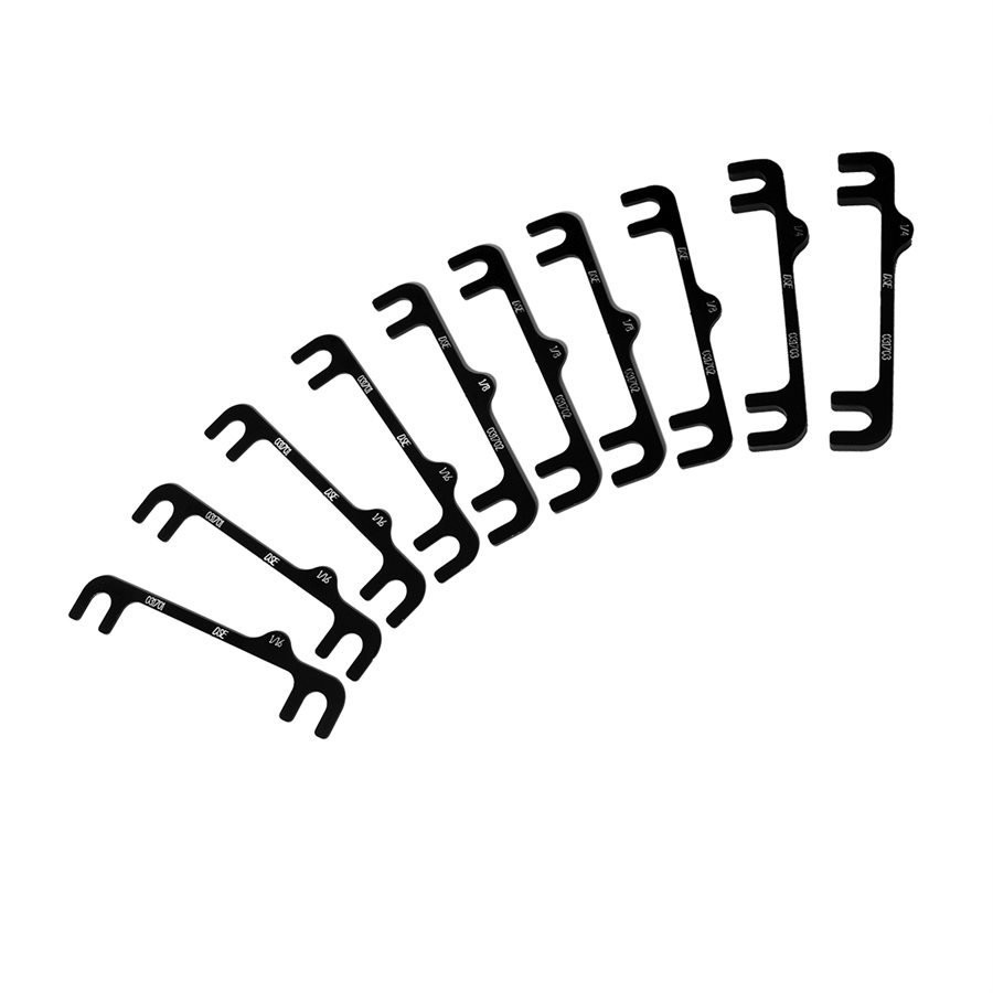 Detroit Speed Camber Shim Track Kit - Stock Subframe (1970 - 1981 F-Body / 1973 - 1977 GM A-Body) 031715DS