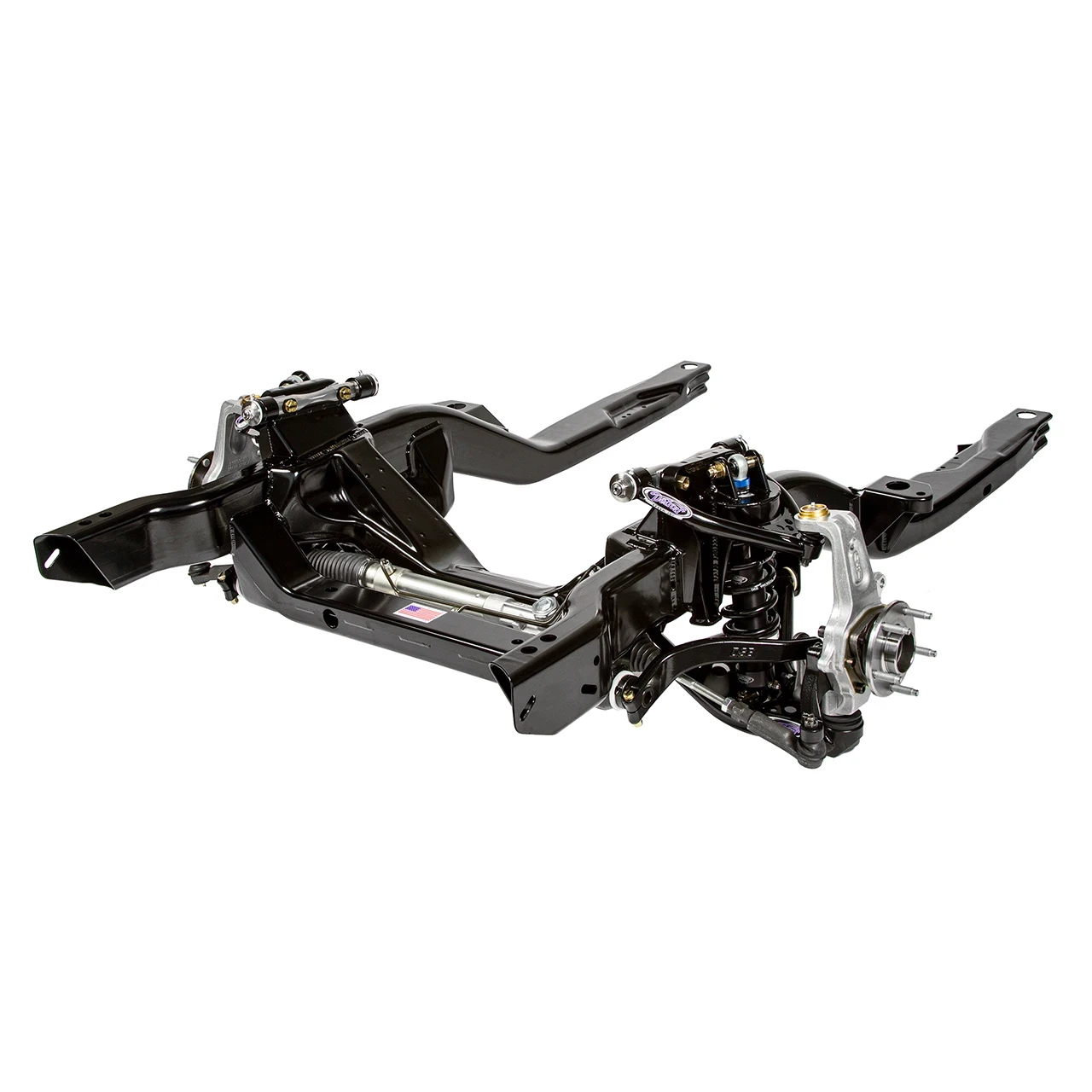 Detroit Speed Hydroformed Front Subframe - Powdercoated - Non-Adjustable Shocks (1967 - 1969 Camaro / Firebird / 1968 - 1974 Nova - SBC / LS) 032004DS
