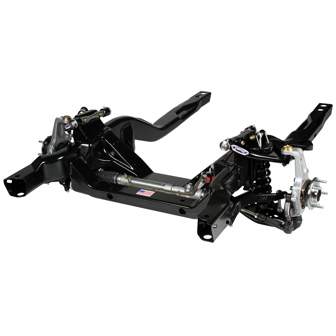Detroit Speed Hydroformed Front Subframe - Powdercoated - Double-Adjustable Shocks (1970 - 1981 Camaro & Firebird - SBC / LS) 032014-DDS