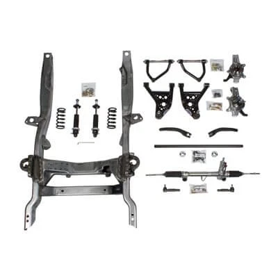 Detroit Speed Hydroformed Front Subframe - Bare - Double-Adjustable Shocks (1967 - 1969 Camaro / Firebird / 1968 - 1974 Nova - BBC) 032018-DDS