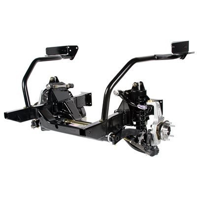Detroit Speed Front Subframe - Powdercoated - Double-Adjustable Shocks (1966 - 1967 Chevy II) 032034-DDS