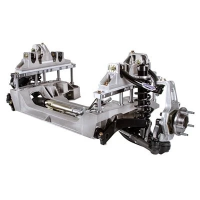 Detroit Speed Aluma-Frame Front Suspension System - Double Adjustable Remote Shocks (1964 - 1970 Mustang - Ford 5x4.75 Bolt Pattern) 032051-RDS