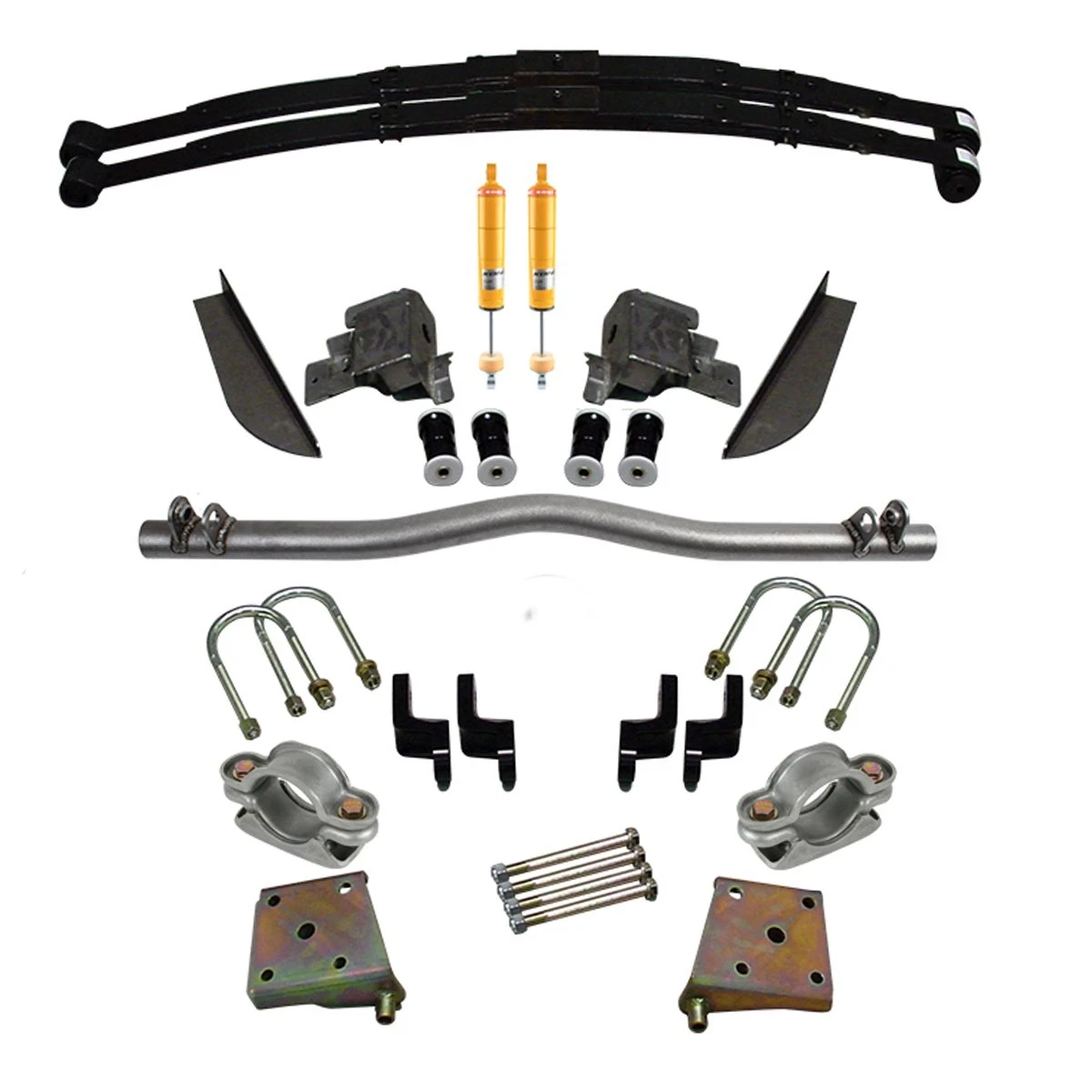 Detroit Speed Mini Tub Spring Kit - 2" Drop (1970 - 1981 Firebird) 041235DS