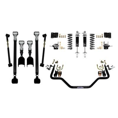 Detroit Speed Rear Speed Kit 3 - Single Adjustable Shocks  (1967 GM A-Body - Stock Axle) 041613-SDS