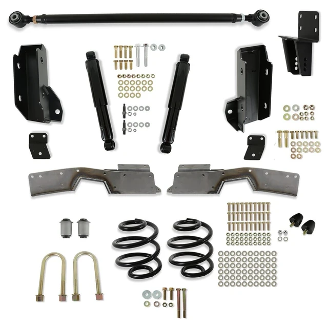 Detroit Speed Rear Speed Kit 1 (1967 - 1972 Chevrolet C10 with Truck Arms and Rear Coil Springs - 5.5" Lowering) 041651DS