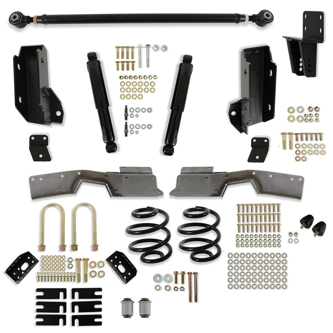 Detroit Speed Rear Speed Kit 2 (1967 - 1972 Chevrolet C10 with Truck Arms and Rear Coil Springs - 5.5" to 7" Lowering and Anti-Squat) 041652DS