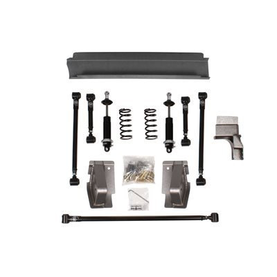 Detroit Speed QuadraLink Rear Suspension Kit - No Axle Brackets - Single-Adjustable Shocks (1968 - 1974 Nova) 041706-SDS