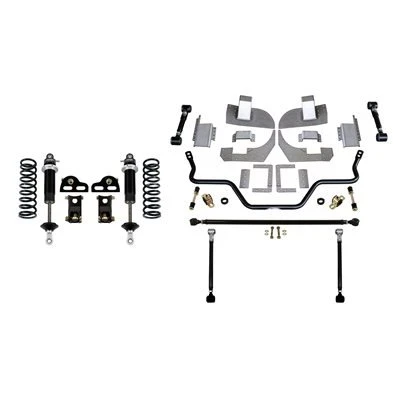 Detroit Speed QuadraLink Rear Suspension Kit - No Axle Brackets - Double-Adjustable Shocks (1982 - 1992 Camaro & Firebird) 041724-DDS