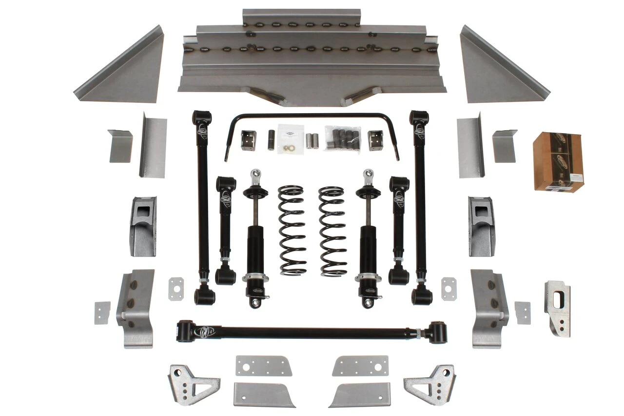 Detroit Speed QuadraLink Rear Suspension Kit - No Axle Brackets - Non-Adjustable Shocks (1964 - 1970 Mustang) 041733DS
