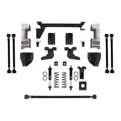 Detroit Speed QuadraLink Rear Suspension Kit - Bolt-In Axle Brackets - Non-Adjustable Shocks (1973 - 1987 Chevrolet C10 / GMC C15) 041750DS