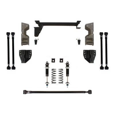 Detroit Speed QuadraLink Rear Suspension Kit - No Axle Brackets - Single-Adjustable Shocks (1973 - 1987 Chevrolet C10 / GMC C15) 041752-SDS