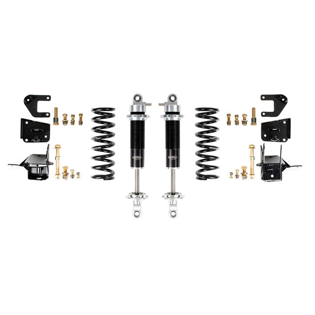 Detroit Speed Rear Coilover Conversion Kit - Double Adjustable Shocks  (1964 - 1966 GM A-Body - Stock Axle) 042404-DDS