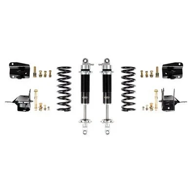 Detroit Speed Rear Coilover Conversion Kit - Base Shocks (1968 - 1972 GM A-Body Wagon - Stock Axle) 042416DS