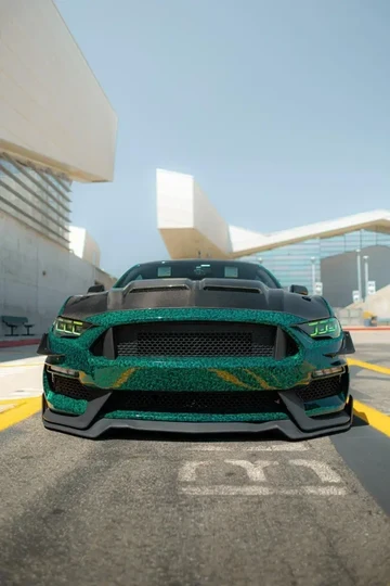MAZ GT3 Hood - Single Sided Carbon Fiber (2015 - 2017 Mustang) MAZ-1517-SSKSS