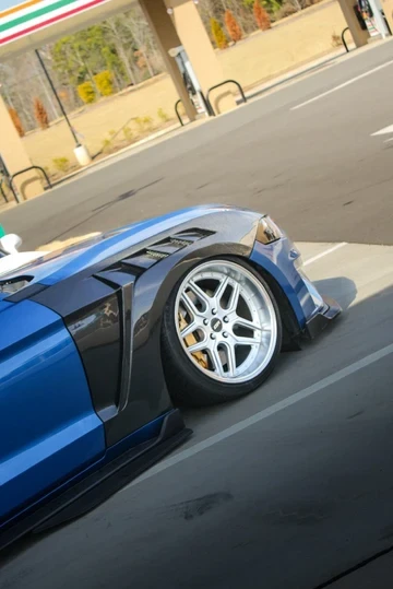 MAZ GTD Fenders - Carbon Fiber (2018 - 2023 Mustang) MAZ-1823-GTD-CF
