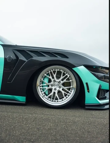 MAZ GT4-R GTD Fenders - Fiberglass (2024 - 2026 Mustang) MAZ-24-GT4R-FRP