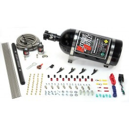 Nitrous Outlet 4 Cylinder 2 Solenoid Direct Port System w/Single Injection Rail (Gas) 00-10362-R