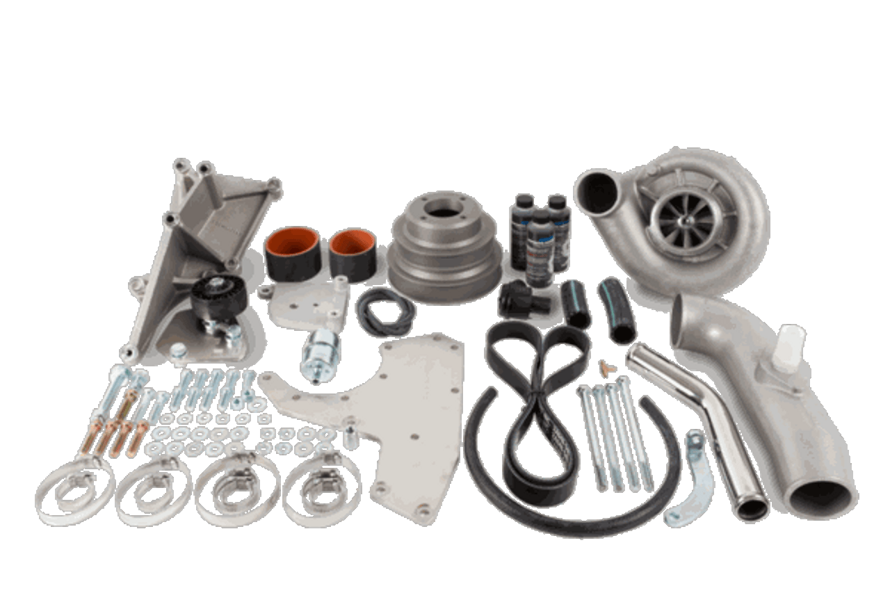 Vortech Superchargers Tuner Kit V-3 Si w/Charge Cooler Black (86-93 Mustang) 4FA218-174L