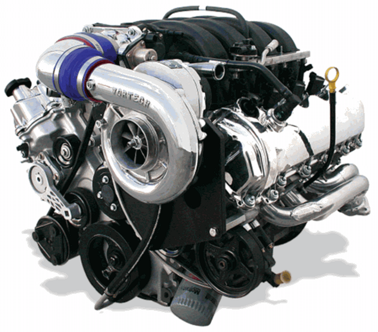 Vortech Superchargers V-3 Si Complete System Polished (05-06 Mustang 4.6 GT) 4FU218-018L