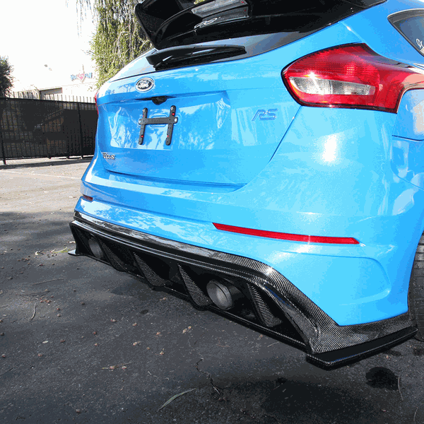 Anderson Composites Carbon Fiber Rear Diffuser - Type AR (2016 - 18 Focus RS) AC-RL16FDFO-AR
