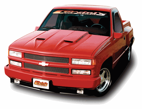 Cervinis Ram Air Hood (1988 - 1998 Silverado) 125