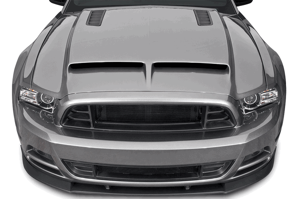 Cervinis Upper Grille - GT500 Style (2013 - 2014 Mustang) 4413-MB