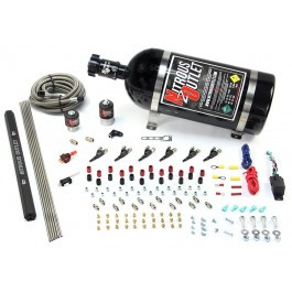 Nitrous Outlet 6 Cylinder 2 Solenoid Direct Port System With Single Injection Rail 00-10398-R
