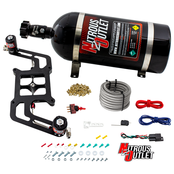 Nitrous Outlet Stinger 2 Standard Wet 4150 Boomerang Nitrous Plate System 00-10604