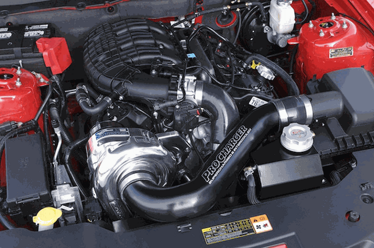 Procharger P-1SC-1 Intercooled Supercharger Complete System (2011 - 2014 Mustang V6) 1FT212-SCI