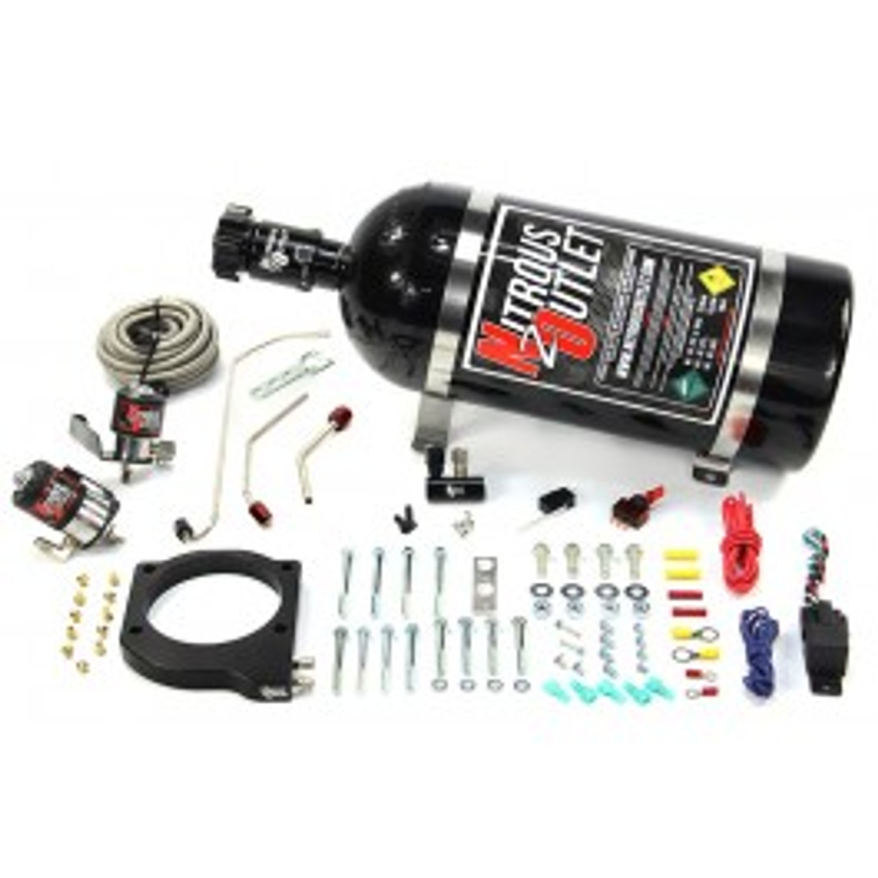 Nitrous Outlet MSD Atomic AirForce Intake Hard-Lined Plate System (GM) 00-10129-MSD-LS1