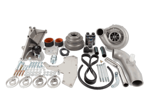 Vortech Superchargers Tuner Kit V-3 Si w/Charge Cooler Satin (86-93 Mustang) 4FA218-170L