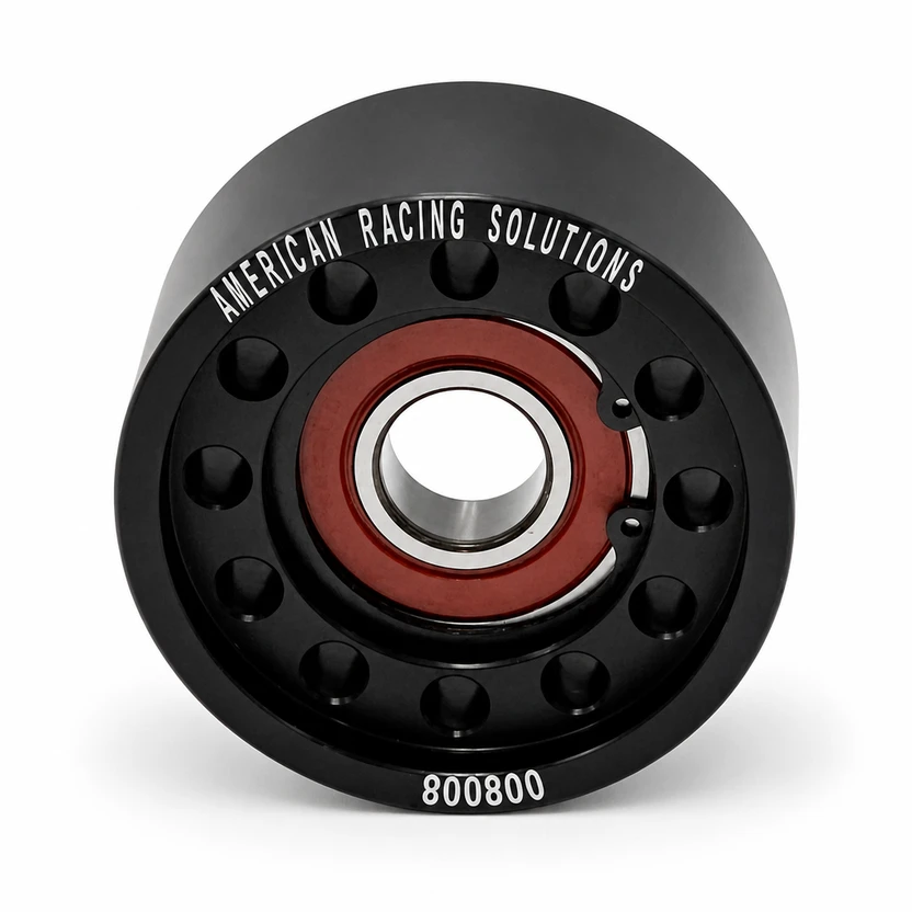 ARS 70mm x 8 Rib Smooth Billet Pulley 00708S