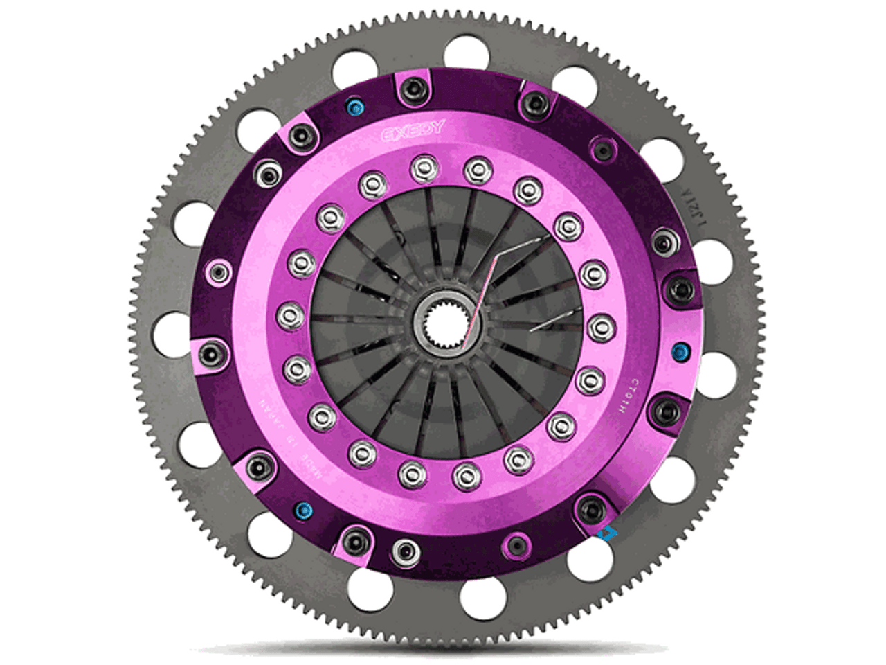 Exedy Hyper Twin Disc Clutch Kit 1-1/16x23 (11-17 Mustang) ET04XD