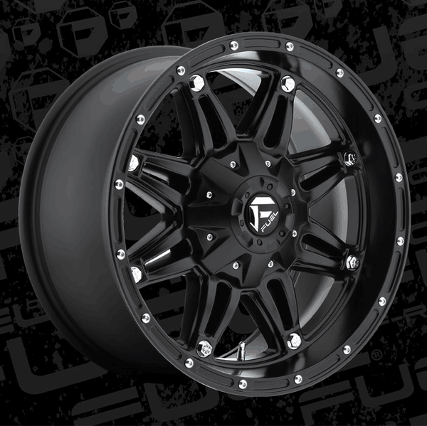 Fuel Off-Road 18x9 Hostage Wheel 6 Bolt 20 ET 106.40 Bore Matte Black D531