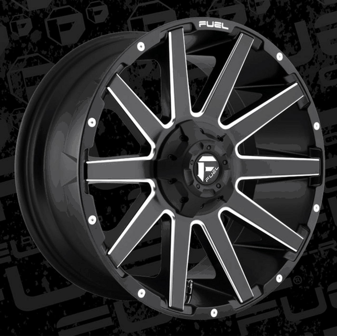 Fuel Off-Road 20x9 Contra Wheel 6 Bolt 20 ET Matte Black D616