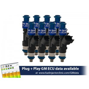 FIC IS301-0365H 365cc High-Z LS1 fuel injectors with precision flow matching