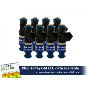 FIC IS302-1650H 1650cc High-Z LS2 fuel injectors with drop-in factory connector and Data Match Technology