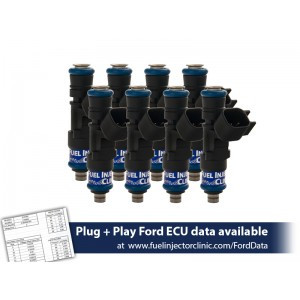 Fuel Injector Clinic IS404-1200H 1200cc high impedance fuel injector set for 2007-2014 Shelby GT500 Mustang