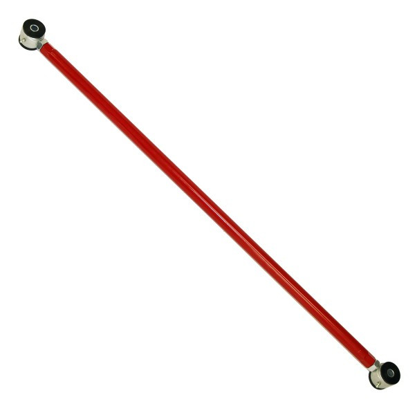 J&M Panhard Rod - Adjustable - Poly / Poly Ends - Red (2005 - 2014 Mustang) 23737R