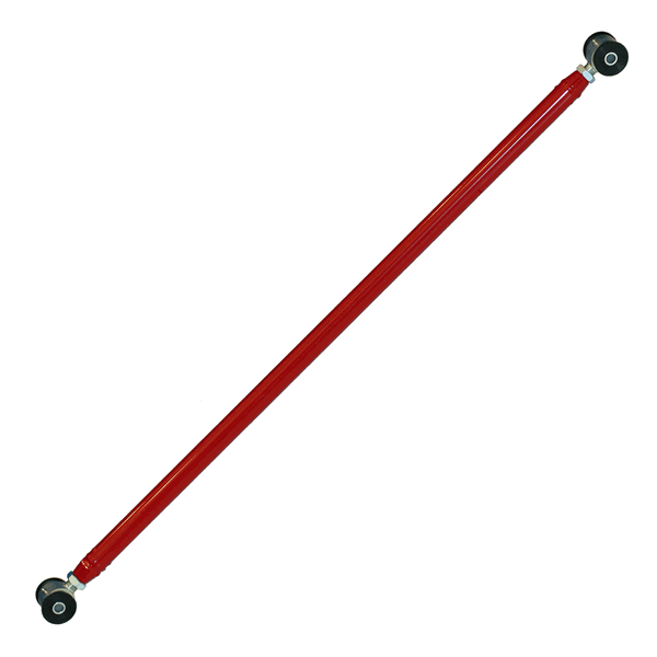 J&M Steel Panhard Rod - Adjustable - Poly / Poly Ends - Red (2005 - 2014 Mustang) 23737SR