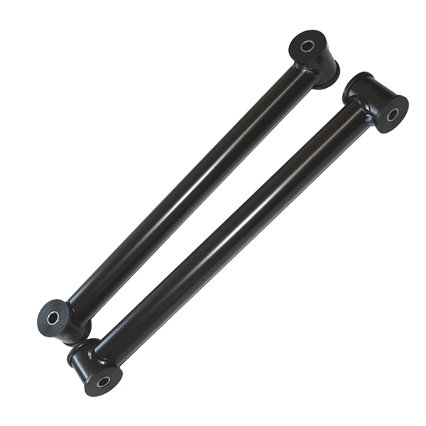 J&M Street Performance Rear Lower Control Arms - 3 Piece Poly-Ball Bushings - Black (2005 - 2014 Mustang) 23861-B