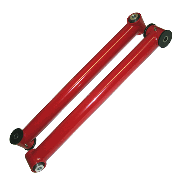 J&M Rear Lower Control Arms - Street / Race - Poly Ball / Bearing - Red (1982 - 2002 F-Body) 23951-R