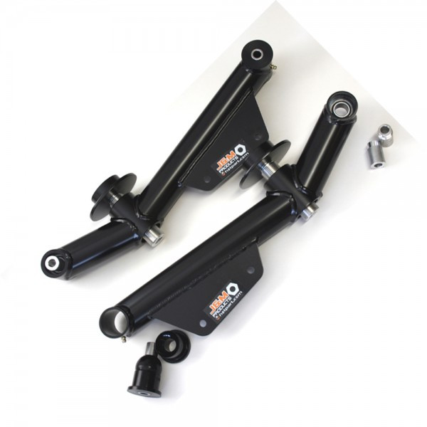 J&M Rear Weight Jack Lower Control Arms - Adjustable - Street / Race - Black (1979 - 1998 Mustang) 23958-B