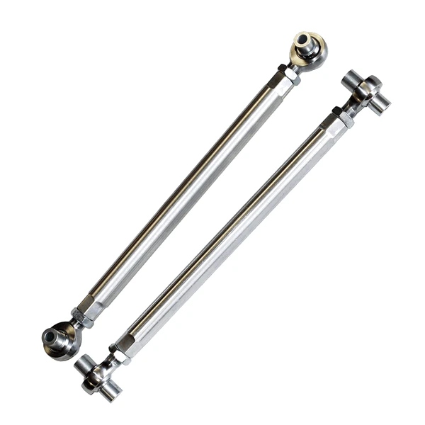 J&M Aluminum Lower Control Arms - Adjustable - Rod / Rod Ends - Bare (2005 - 2014 Mustang) 23961
