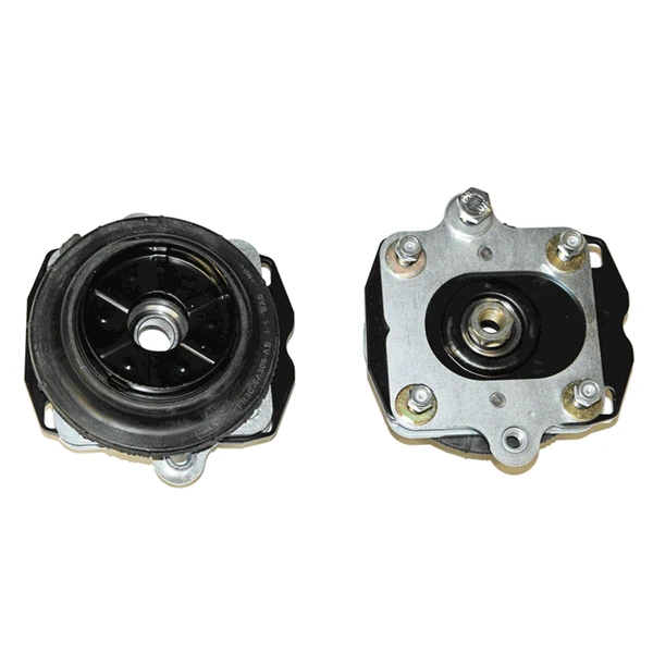J&M Caster Camber Plates - Black (2005 - 2010 Mustang / 2007 - 2014 GT500) 24220B