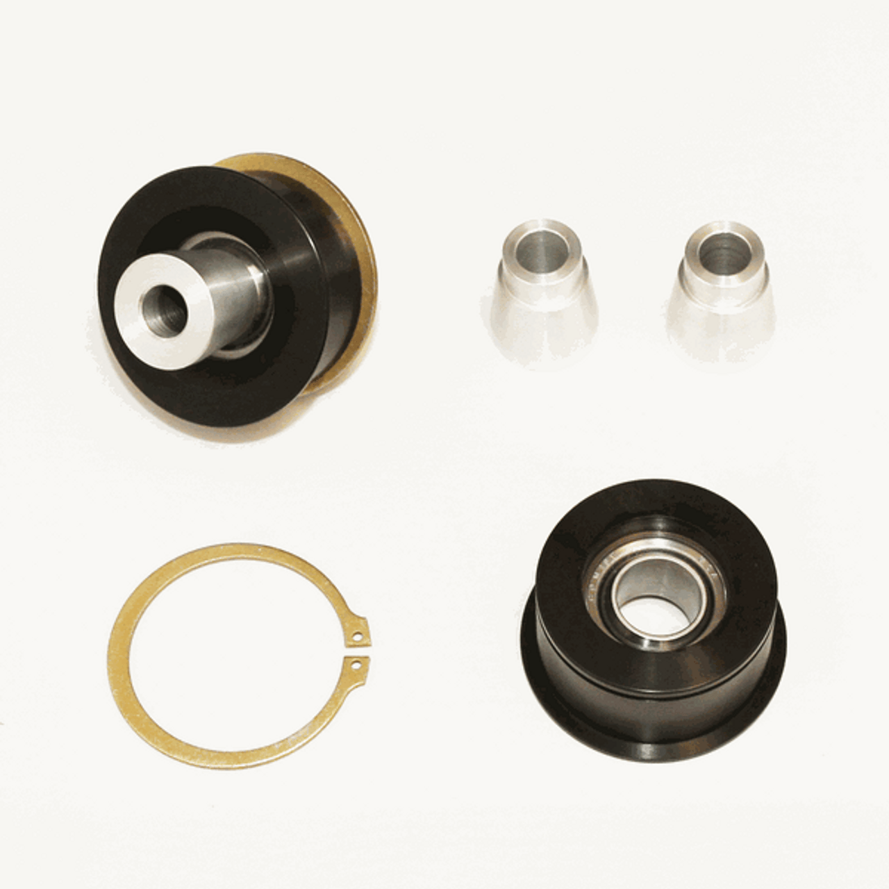 J&M Front Control Arm Spherical Caster Bushing Black (2015-2023 Mustang) 24410B