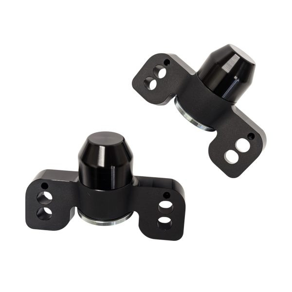 J&M Rear Upper Shock Mount Adjustable Ohlins Black (2015 - 2026 Mustang) 25351B