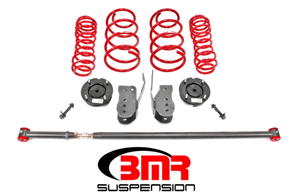 BMR 1.5" Drop Lowering Spring Package - Black (2005 - 2014 Mustang / 2007 - 2014 Shelby GT500) LSP001H