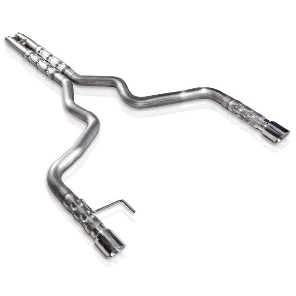 Stainless Works Catback Exhaust Retro Series  w/ H-Pipe 2.5" Muffler Core Factory Connect (2015-2017 Mustang GT) M15CB